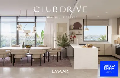 Dining Room image for: Apartment - 1 Bedroom - 2 Bathrooms for sale in Club Drive - Dubai Hills Estate - Dubai, Image 1