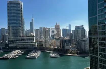 شقة - 2 غرف نوم - 3 حمامات للايجار في برج دلفين - مارينا بروموناد - دبي مارينا - دبي