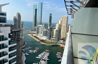 شقة - غرفة نوم - 2 حمامات للايجار في برج إسكان - دبي مارينا - دبي