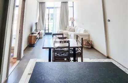 Living / Dining Room image for: Apartment - 1 Bedroom - 2 Bathrooms for rent in Signature Livings - Jumeirah Village Circle - Dubai, Image 1 Living / Dining Room image for: Apartment - 1 Bedroom - 2 Bathrooms for rent in Signature Livings - Jumeirah Village Circle - Dubai, Image 1