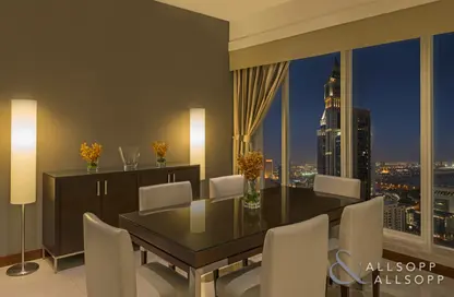 Dining Room image for: Apartment - 3 Bedrooms - 2 Bathrooms for rent in Four Points by Sheraton - Sheikh Zayed Road - Dubai, Image 1