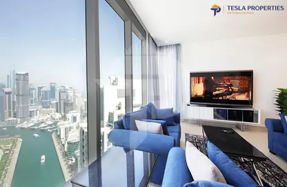 Apartment - 3 Bedrooms - 4 Bathrooms for rent in 5242 Tower 1 - 5242 - Dubai Marina - Dubai