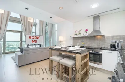 دوبلكس - غرفة نوم - 2 حمامات للايجار في ليبرتي هاوس - مركز دبي المالي العالمي - دبي