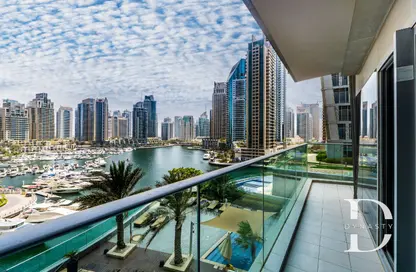 Apartment - 2 Bedrooms - 3 Bathrooms for rent in Damac Heights - Dubai Marina - Dubai
