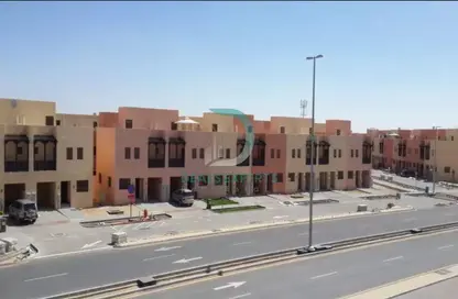 Outdoor Building image for: Townhouse - 3 Bedrooms - 3 Bathrooms for sale in Zone 8 - Hydra Village - Abu Dhabi, Image 1
