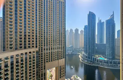 Apartment - 1 Bedroom - 2 Bathrooms for rent in Dubai Marina Moon - Dubai Marina - Dubai
