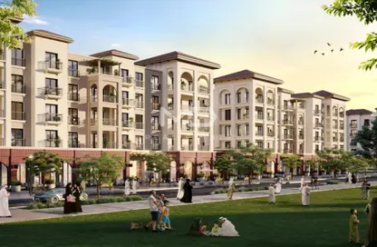 Apartment - 1 Bedroom - 2 Bathrooms for sale in Bloom Living - Zayed City (Khalifa City C) - Khalifa City - Abu Dhabi