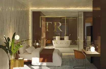 صورة لـ غرفة المعيشة شقة - غرفة نوم - 1 حمام للبيع في فندق بورتوفينو - قلب أوروبا - جزر العالم - دبي ، صورة رقم 1