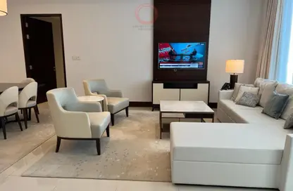 شقة - 2 غرف نوم - 3 حمامات للايجار في 1 فندق العنوان-سكاي فيو - أبراج العنوان سكاي فيو - وسط مدينة دبي - دبي