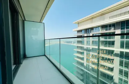Balcony image for: Apartment - 1 Bedroom - 2 Bathrooms for rent in Beach Vista - EMAAR Beachfront - Dubai Harbour - Dubai, Image 1