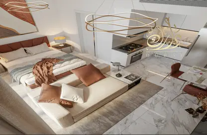 Room / Bedroom image for: Apartment - 1 Bedroom - 2 Bathrooms for sale in Aras Heights - Majan - Dubai, Image 1