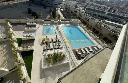 Pool image for: Apartment - 3 Bedrooms - 3 Bathrooms for rent in Binghatti LUNA - Jumeirah Village Circle - Dubai, Image 1