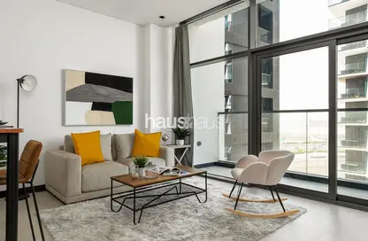 Living Room image for: Apartment - 1 Bedroom - 1 Bathroom for rent in 15 Northside - Tower 2 - 15 Northside - Business Bay - Dubai, Image 1