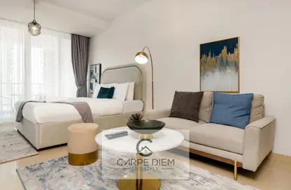 Living Room image for: Apartment - 1 Bathroom for rent in Laguna Tower - Lake Almas West - Jumeirah Lake Towers - Dubai, Image 1