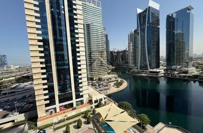 Apartment - 1 Bedroom - 2 Bathrooms for rent in Green Lakes Towers - JLT Cluster S - Jumeirah Lake Towers - Dubai