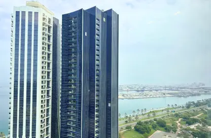 Apartment - 1 Bedroom - 2 Bathrooms for rent in Al Jowhara Tower - Corniche Road - Abu Dhabi