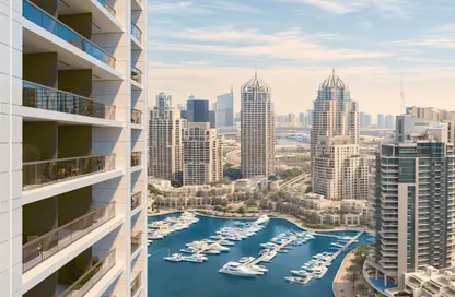 Apartment - Studio - 1 Bathroom for sale in Pelagos by IGO - Dubai Marina - Dubai