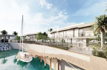 Terrace image for: Townhouse - 3 Bedrooms - 4 Bathrooms for sale in Beach Homes - Falcon Island - Al Hamra Village - Ras Al Khaimah, Image 1