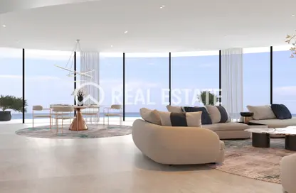 Living Room image for: Apartment - 3 Bedrooms - 3 Bathrooms for sale in Sea La Vie - Yas Bay - Yas Island - Abu Dhabi, Image 1