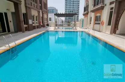 صورة لـ حوض سباحة شقة - غرفة نوم - 2 حمامات للبيع في الاندلسي الاسباني - مساكن القناه المائية - مدينة دبي الرياضية - دبي ، صورة رقم 1