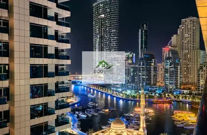 Apartment - Studio - 1 Bathroom for rent in Escan Tower - Dubai Marina - Dubai