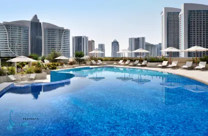 Pool image for: Hotel  and  Hotel Apartment - 1 Bedroom - 2 Bathrooms for rent in Movenpick Hotel Apartments Downtown - Downtown Dubai - Dubai, Image 1