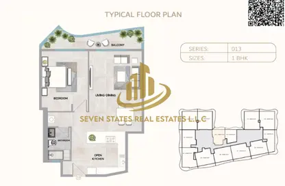 Apartment - 1 Bedroom - 2 Bathrooms for sale in One 678 Residences - Al Amerah - Ajman