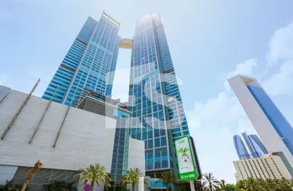 شقة - 2 غرف نوم - 3 حمامات للايجار في أبراج نيشن تاورز - شارع الكورنيش - أبوظبي