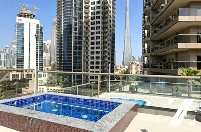 شقة - غرفة نوم - 2 حمامات للايجار في برج ايليت ريزيدينس - دبي وسط المدينة - دبي