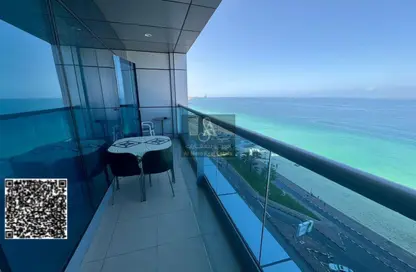 Apartment - 3 Bedrooms - 4 Bathrooms for rent in Ajman Corniche Residences - Ajman Corniche Road - Ajman