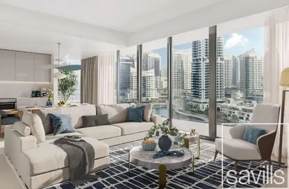 Apartment - 2 Bedrooms - 2 Bathrooms for sale in Marina Shores - Dubai Marina - Dubai