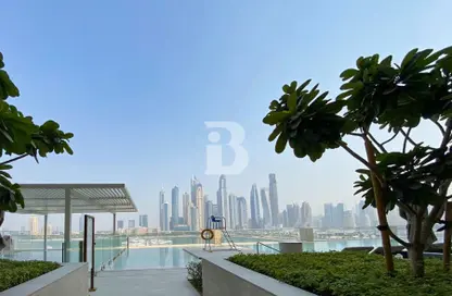 شقة - غرفة نوم - 2 حمامات للايجار في برج Marina Vista 2 - مارينا فيستا - إعمار بيتشفرونت - دبي هاربور - دبي