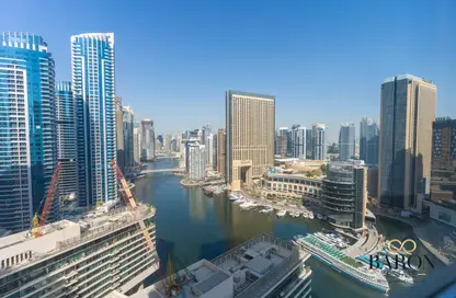 Apartment - 1 Bedroom - 2 Bathrooms for rent in Marina Quays West - Marina Quays - Dubai Marina - Dubai