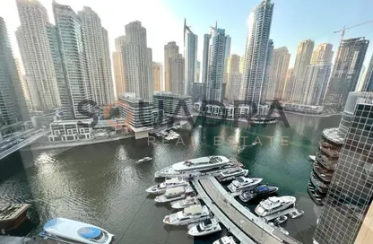 Apartment - 1 Bedroom - 2 Bathrooms for rent in Silverene Tower B - Silverene - Dubai Marina - Dubai