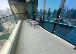 Balcony image for: Apartment - 3 bedrooms - 4 bathrooms for rent in Dusit Residence Dubai Marina - Dubai Marina - Dubai, Image 1