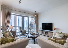 Living Room image for: Apartment - 2 bedrooms - 2 bathrooms for rent in 8 Boulevard Walk - Mohammad Bin Rashid Boulevard - Downtown Dubai - Dubai, Image 1