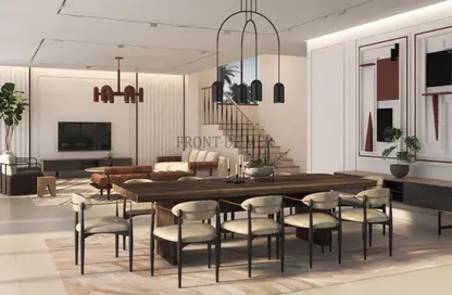 Dining Room image for: Townhouse - 4 Bedrooms - 3 Bathrooms for sale in Nice - Damac Lagoons - Dubai, Image 1