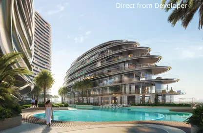 Retail - Studio - 2 Bathrooms for sale in Binghatti Aquarise - Business Bay - Dubai