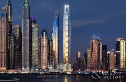 Outdoor Building image for: Apartment - 1 Bathroom for sale in Ciel Tower - Dubai Marina - Dubai, Image 1
