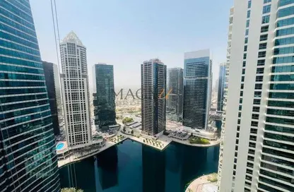 شقة - غرفة نوم - 2 حمامات للايجار في خور الجميرا 1 - (JLT) مجمع X - أبراج بحيرة الجميرا - دبي