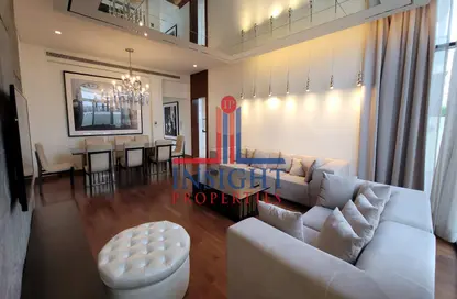 Living / Dining Room image for: Villa - 5 Bedrooms - 5 Bathrooms for rent in Picadilly Green - DAMAC Hills - Dubai, Image 1