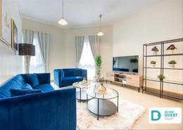 Living Room image for: Apartment - 2 bedrooms - 3 bathrooms for rent in Madison Residency - Barsha Heights (Tecom) - Dubai, Image 1