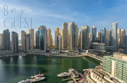 Water View image for: Apartment - 2 Bedrooms - 2 Bathrooms for rent in Al Majara 2 - Al Majara - Dubai Marina - Dubai, Image 1