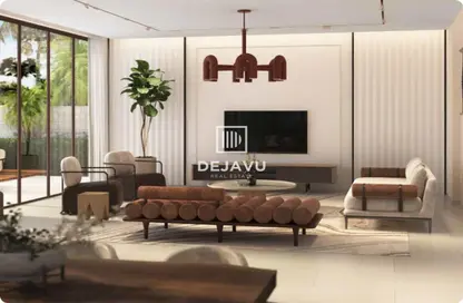 Living Room image for: Townhouse - 4 Bedrooms - 3 Bathrooms for sale in Nice - Damac Lagoons - Dubai, Image 1