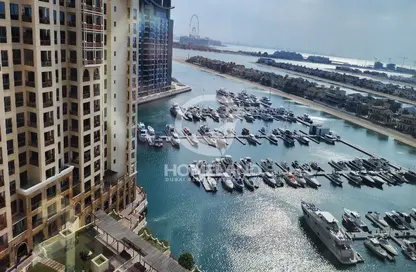 Water View image for: Apartment - 2 Bedrooms - 2 Bathrooms for rent in Marina Residences 2 - Marina Residences - Palm Jumeirah - Dubai, Image 1