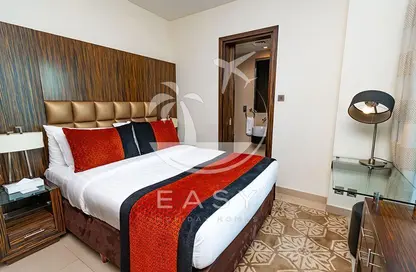 Room / Bedroom image for: Hotel  and  Hotel Apartment - 2 Bedrooms - 3 Bathrooms for rent in Bonnington Tower - Lake Almas West - Jumeirah Lake Towers - Dubai, Image 1