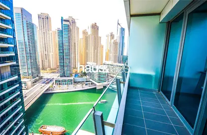 Apartment - Studio - 1 Bathroom for sale in Silverene Tower B - Silverene - Dubai Marina - Dubai
