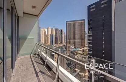 Apartment - 1 Bedroom - 1 Bathroom for rent in Silverene Tower B - Silverene - Dubai Marina - Dubai