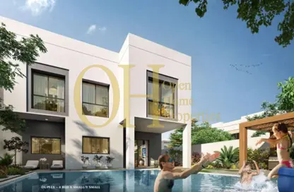Outdoor House image for: Townhouse - 4 Bedrooms - 5 Bathrooms for sale in The Dahlias - Yas Acres - Yas Island - Abu Dhabi, Image 1