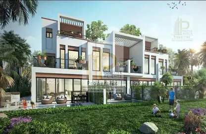 Townhouse - 4 Bedrooms - 5 Bathrooms for sale in Costa Brava at DAMAC Lagoons - Damac Lagoons - Dubai
